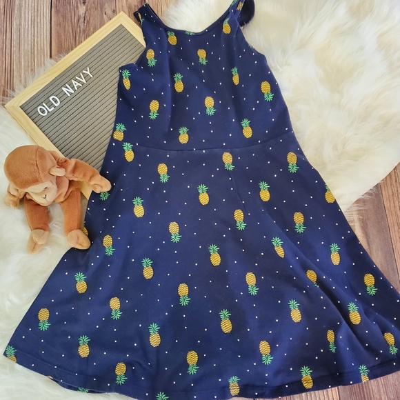 Old Navy Other - Old Navy▪︎Girl's Pineapple Dress, Medium (8), EUC
